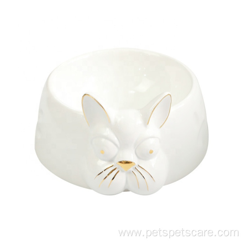 Wholesale Custom Fancy Dog Puppy Ceramic Pet Bowl